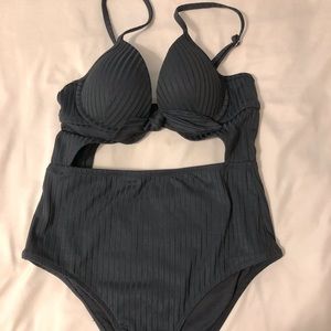 Shade & Shore 32A Push Up One Piece Swim Suit